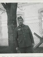 1940 Emmerich Arleth als Rekrut in Biedermannsdorf
