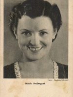 Autogrammkarte Maria Andergast 10