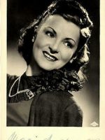 Autogrammkarte Maria Andergast 17