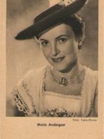 Autogrammkarte Maria Andergast 7
