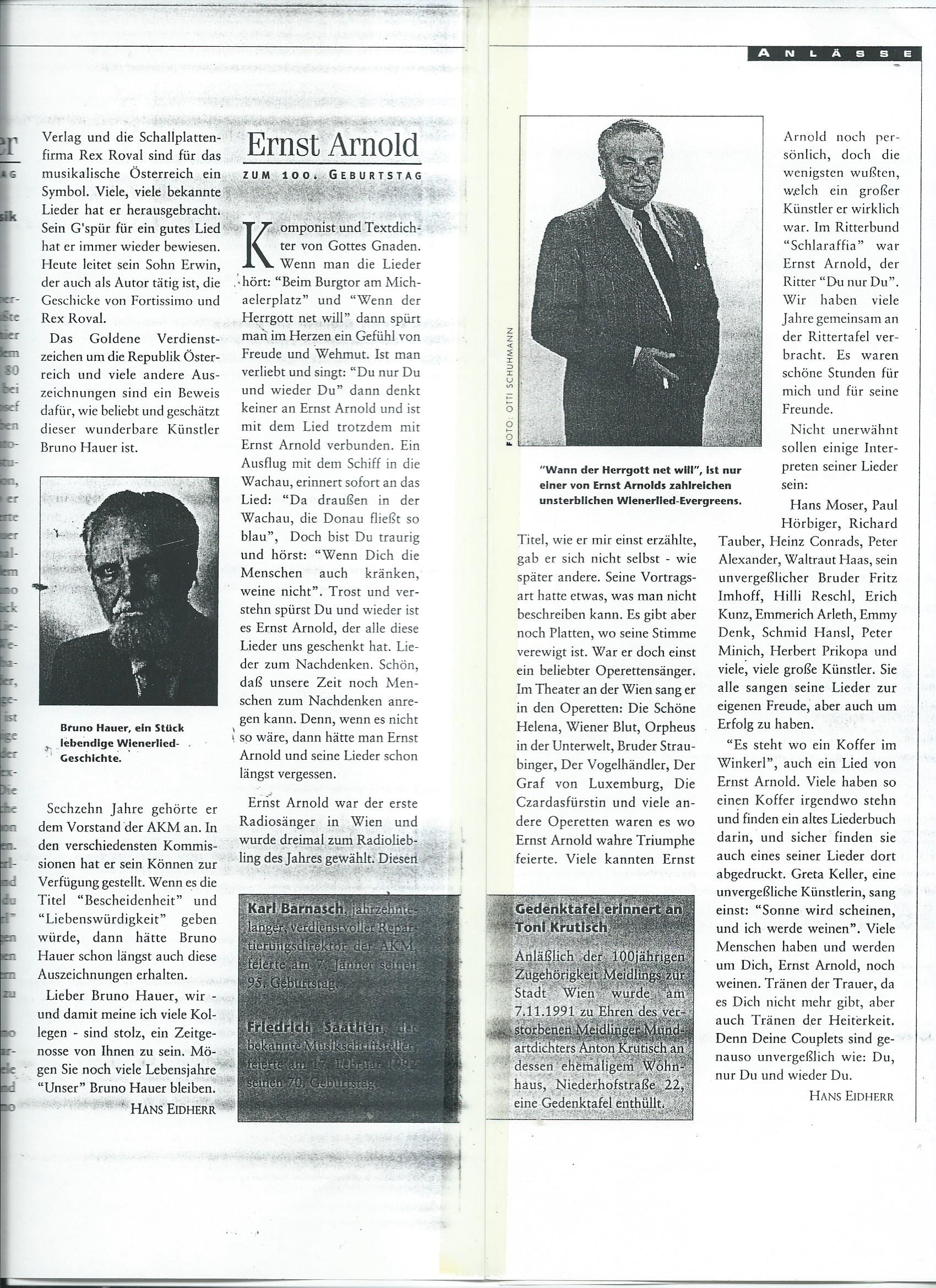 Autorenzeitung 1 – 1992