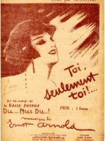 Toi, seulement toi! (1929)