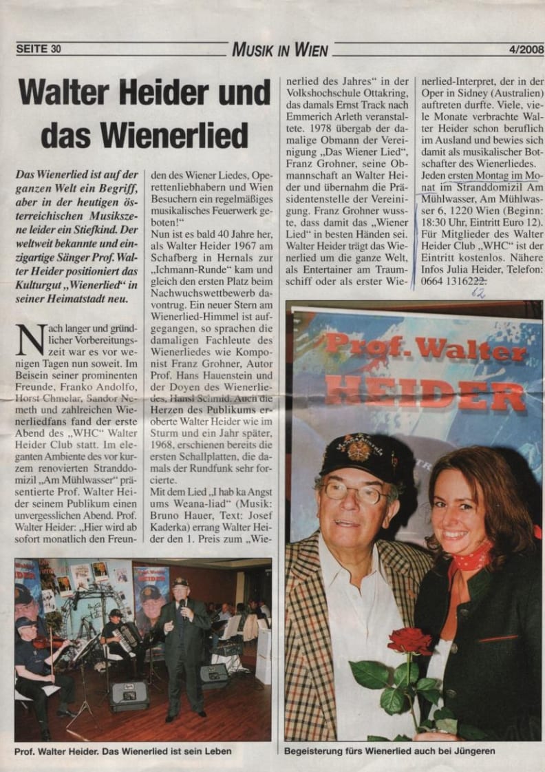 2008 Walter Heider Zeitungsbericht