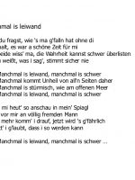 7-Manchmal is leiwand