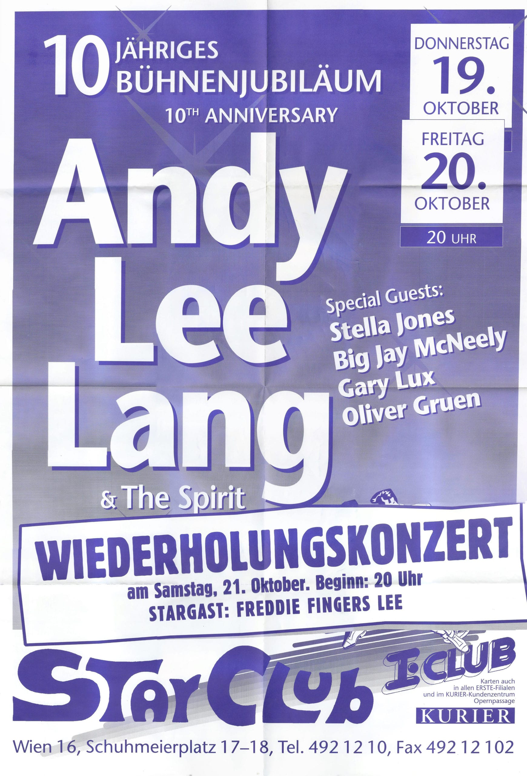 Andy Lee Lang – 10 Jahre Bühne