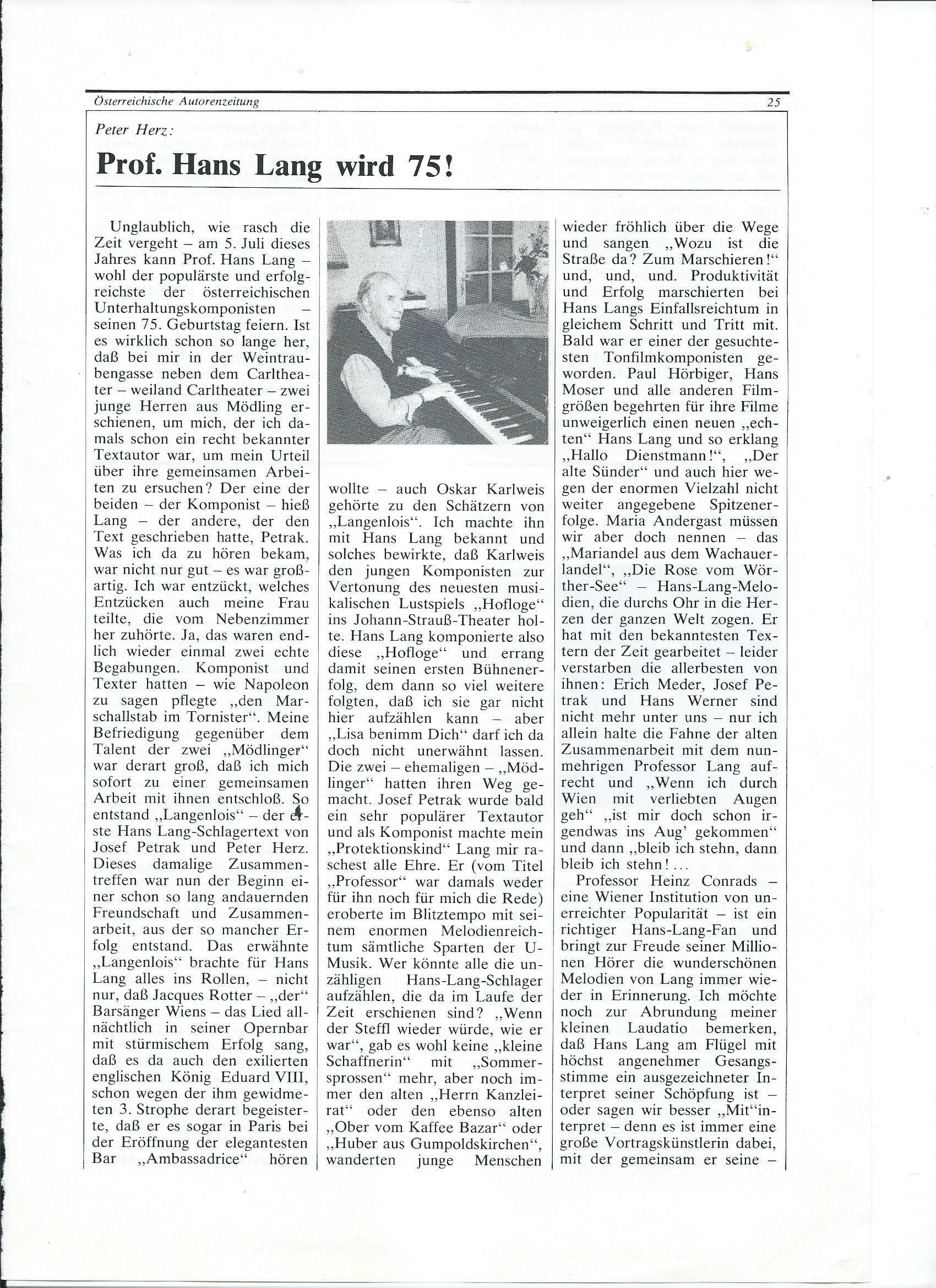Autorenzeitung II 1983 – 1