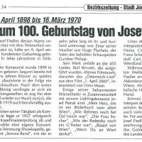 Bezirkszeitung Nr. 1998
