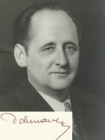Franz Ichmann mit Unterschrift
