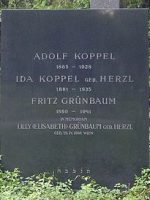 Fritz Grünbaum Grabstein