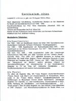 Leopold Grossmann Curriculum vitae 1