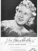 Lillie Claus-Dostal mit Unterschrift