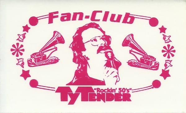 Ty Tender Fan-Club Aufkleber 2