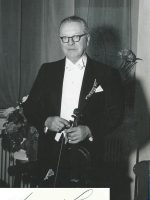 Heinrich Strecker mit Unterschrift