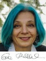 Eva Billisich mit Unterschrift