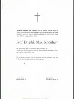 Max Schönherr Parte