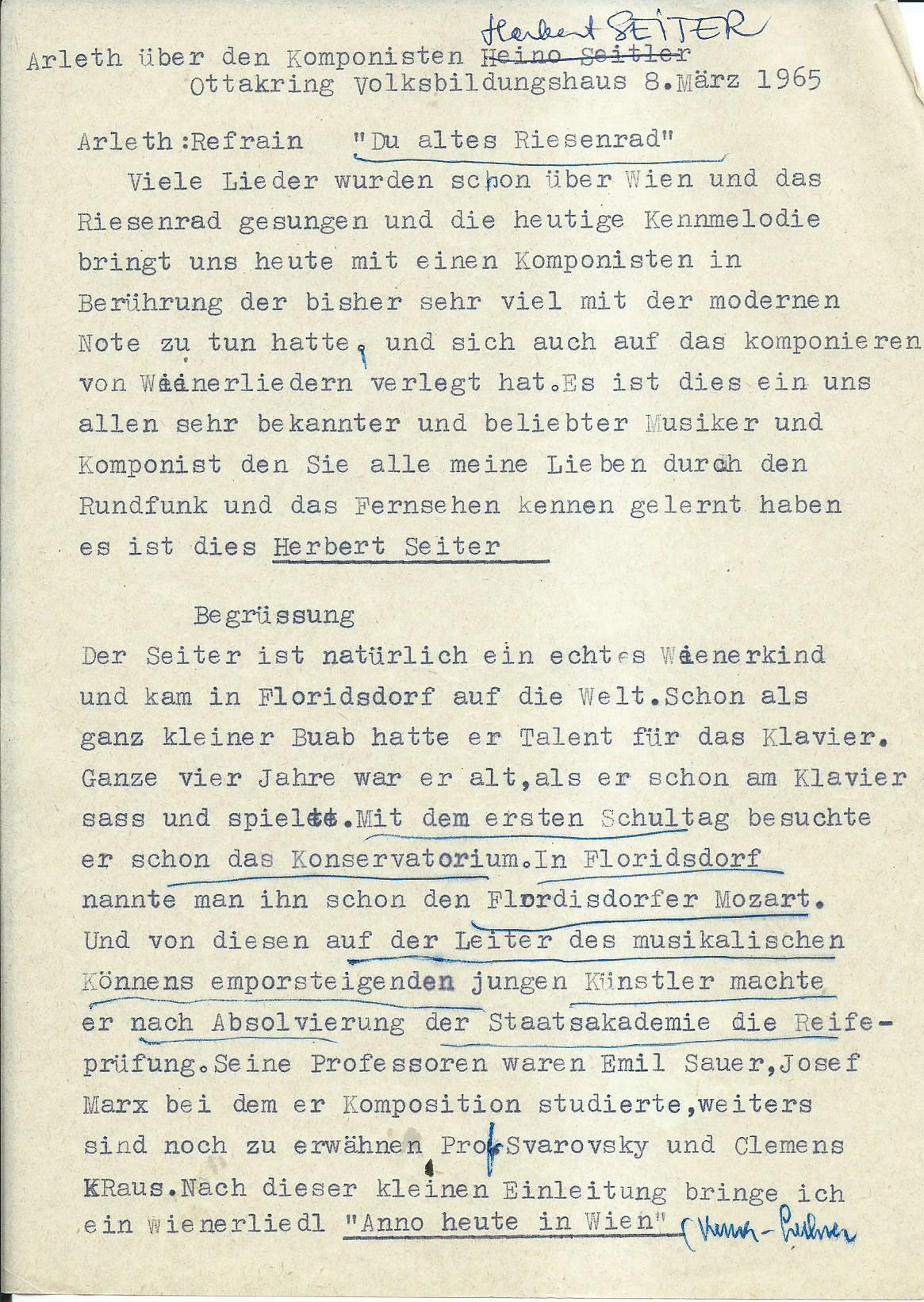 Volksbildungshaus 08.03.1965 – 1