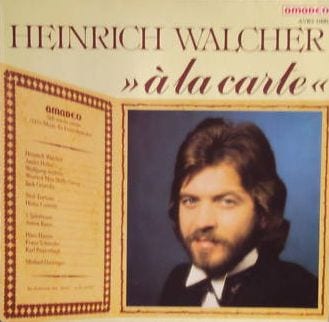 Walcher, Heinrich – A la carte – Amadeo 10001 – A