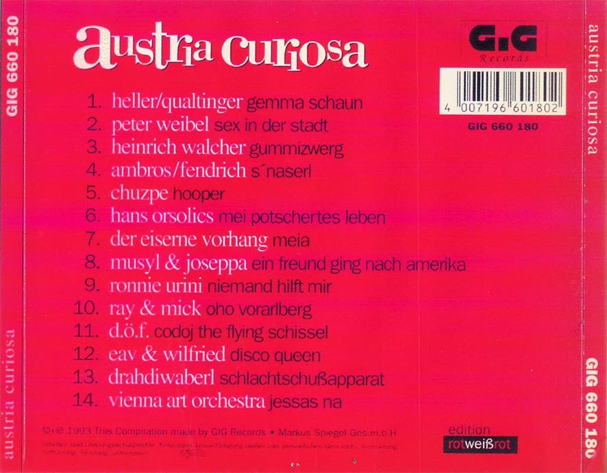 Austria Curiosa CD – 2