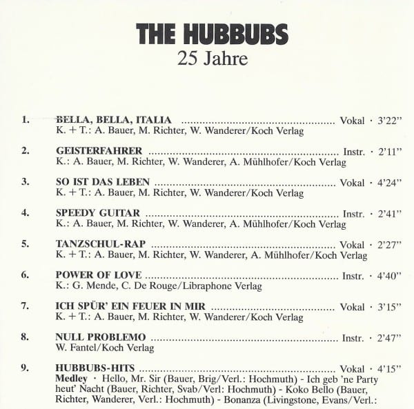 25 Jahre Hubbubs – 2