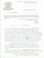 Brief Graf an Arleth 20.09.1979 – 1