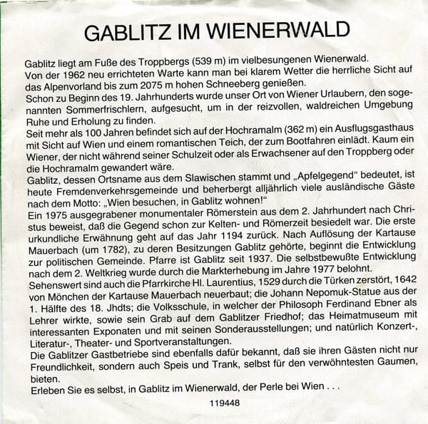 In Gablitz im Wienerwald – 2