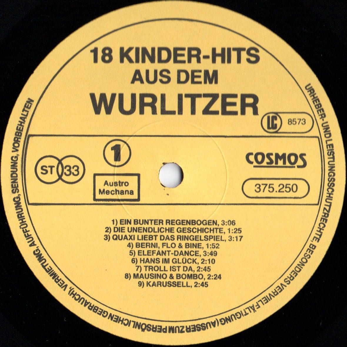 Kinder-Hits aus dem Wurlitzer – 3