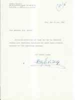 Brief Mikulik an Arleth 16.06.1965
