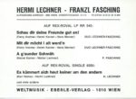 Franz Fasching mit Hermi Lechner Autogrammkarte – 2