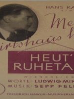 Mei Wirtshaus hat heut Ruhetag