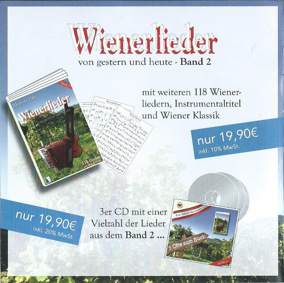 Wienerlieder – CD 1 Booklet – 2