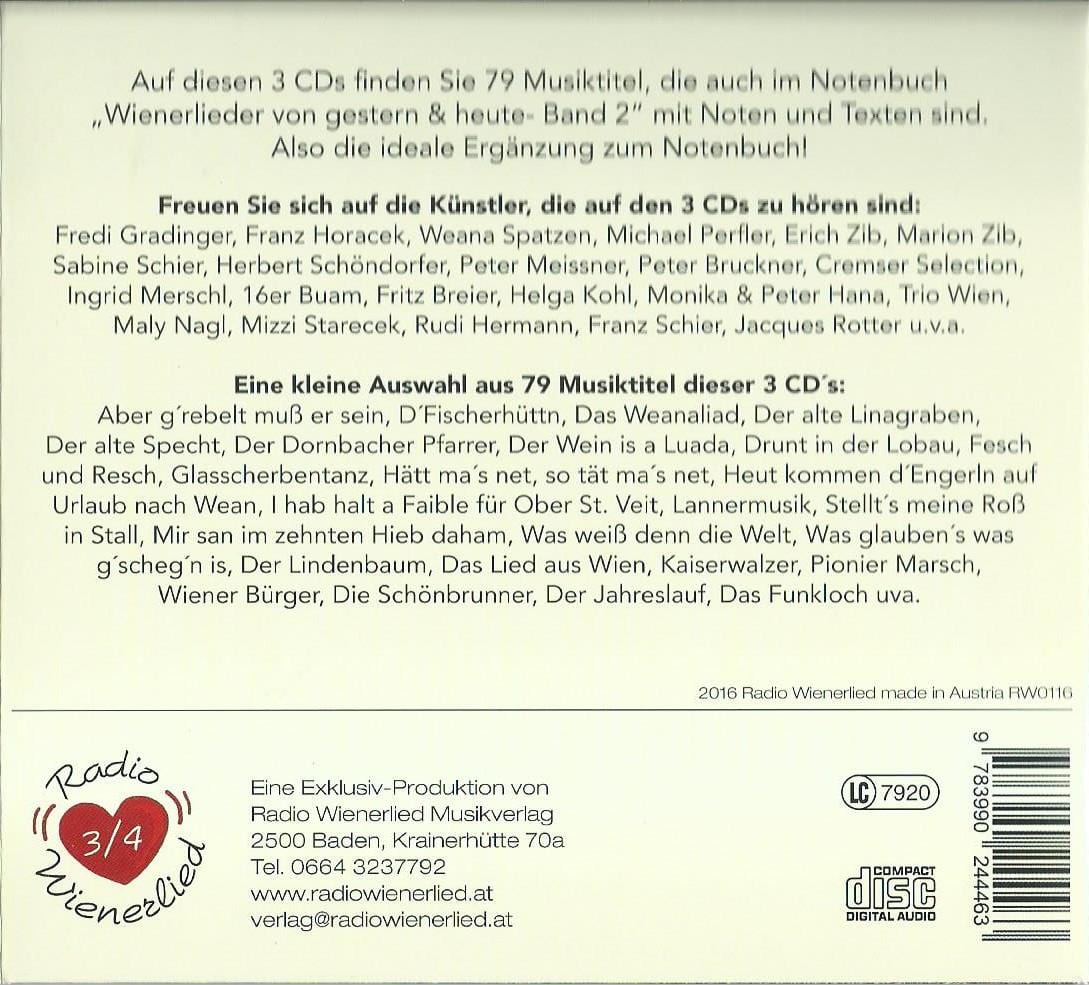 Wienerlieder – CD 2 – 6