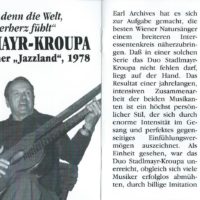 Ja, was waß denn die Welt – 2-3