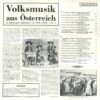 Volksmusik aus Österreich – 1