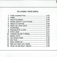 So laung i wos gspia – 4