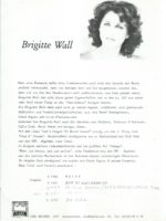 Brigitte Wall Bio