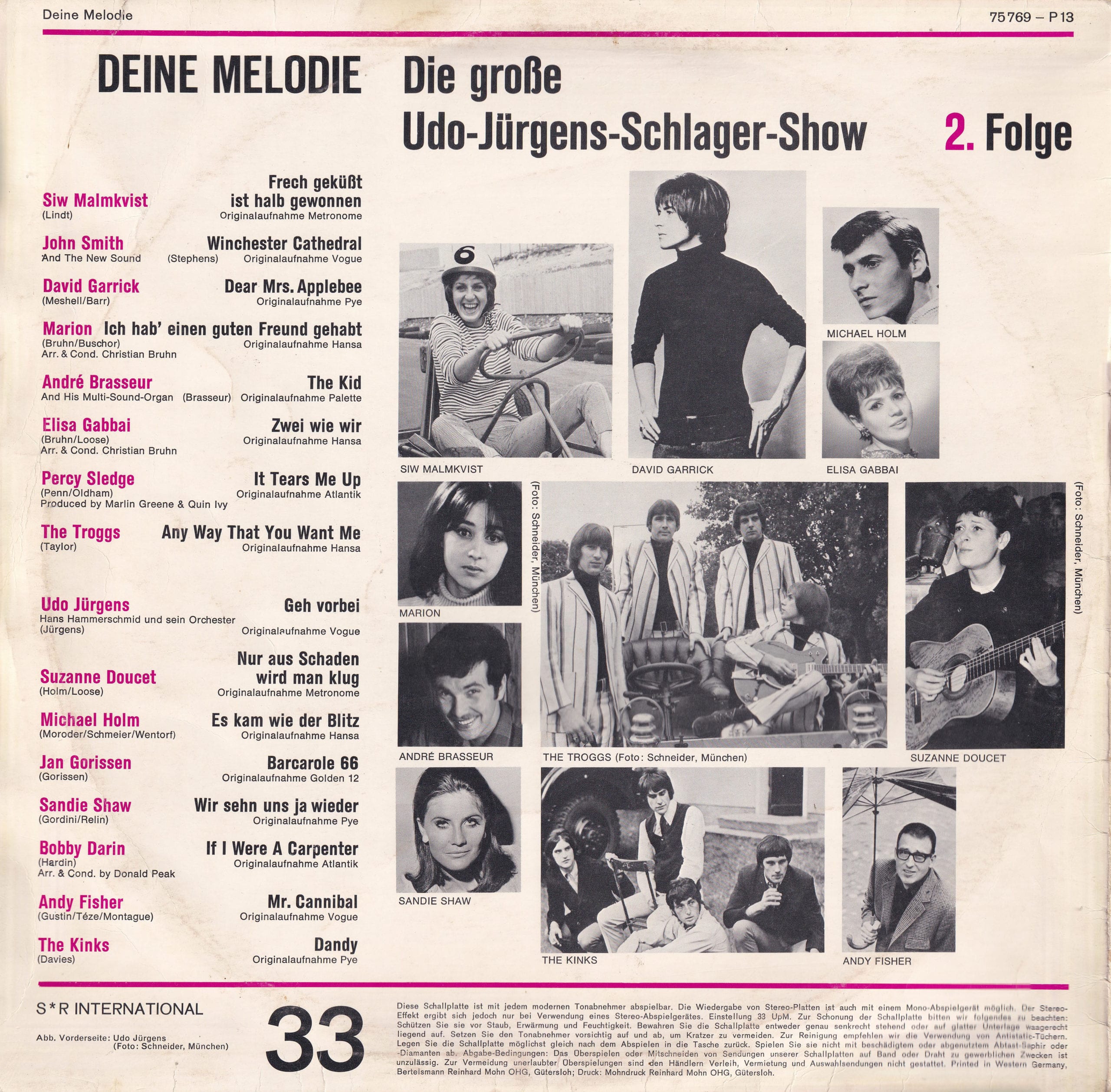 Udo Jürgens Schlager Show, 2. Folge – 2