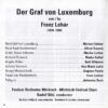 Der Graf von Luxemburg – Booklet – 4