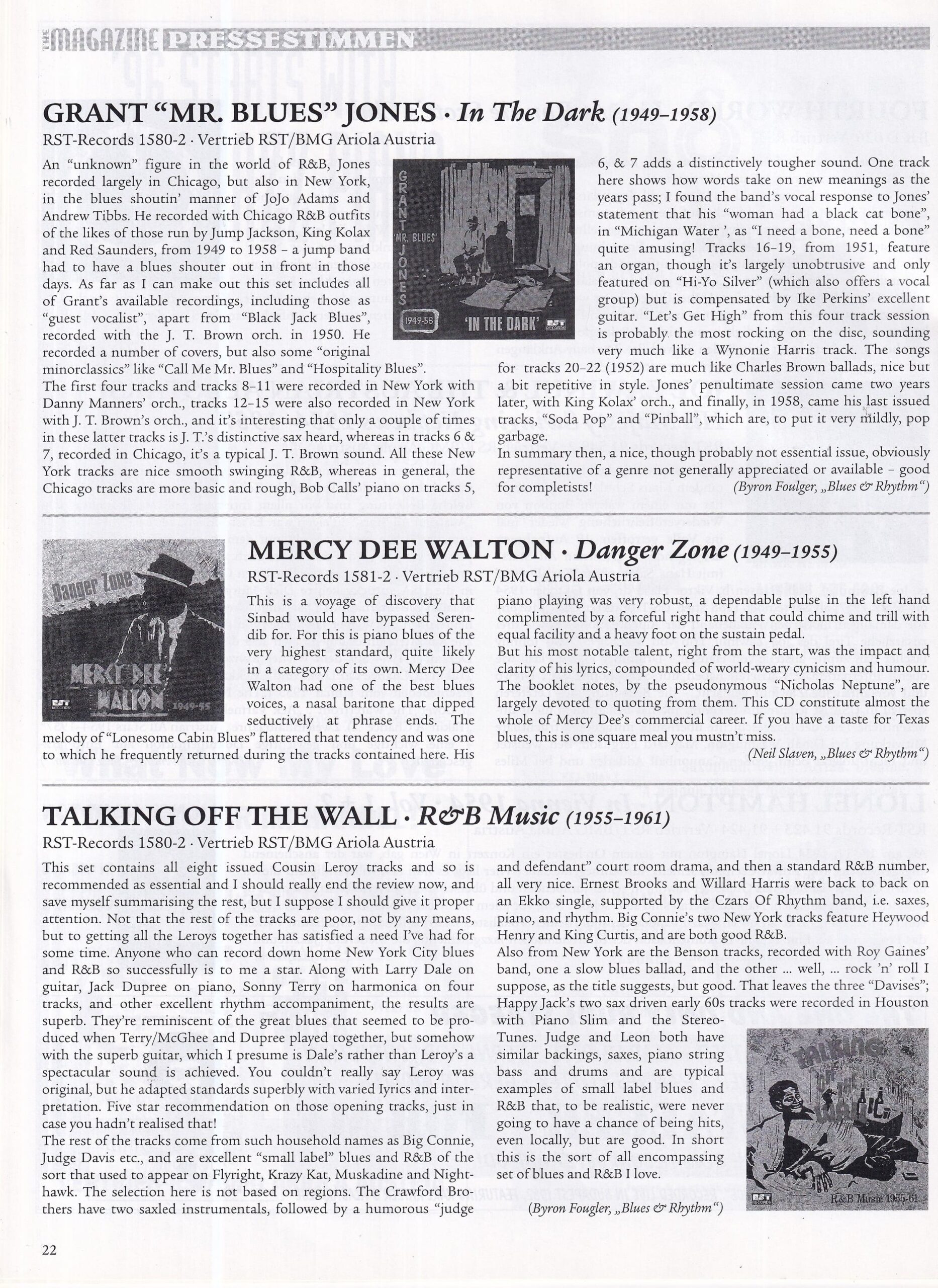 RST Magazin 1996 Nr. 1 – 22