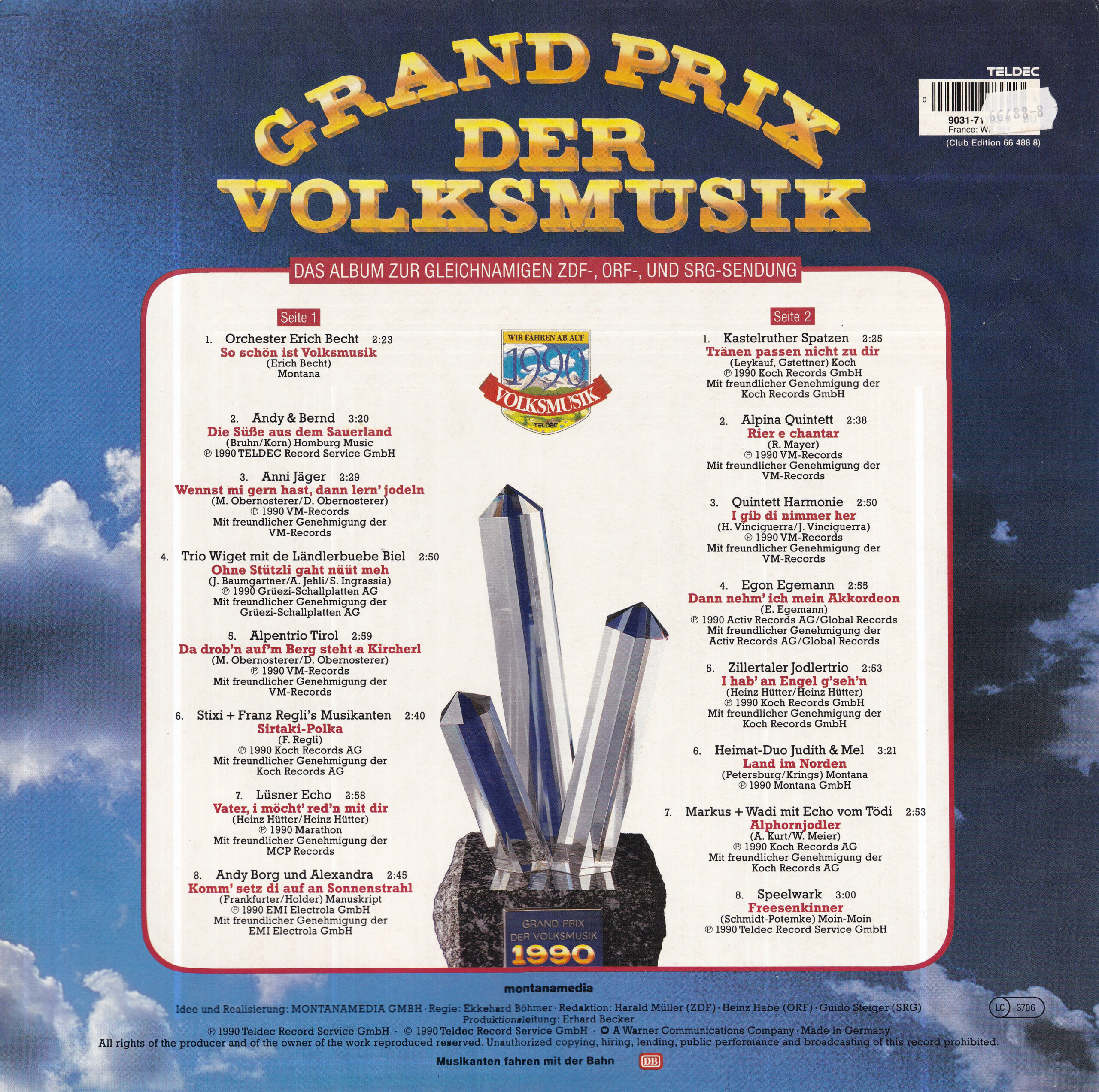 Grand Prix der Volksmusik 1990 – 2