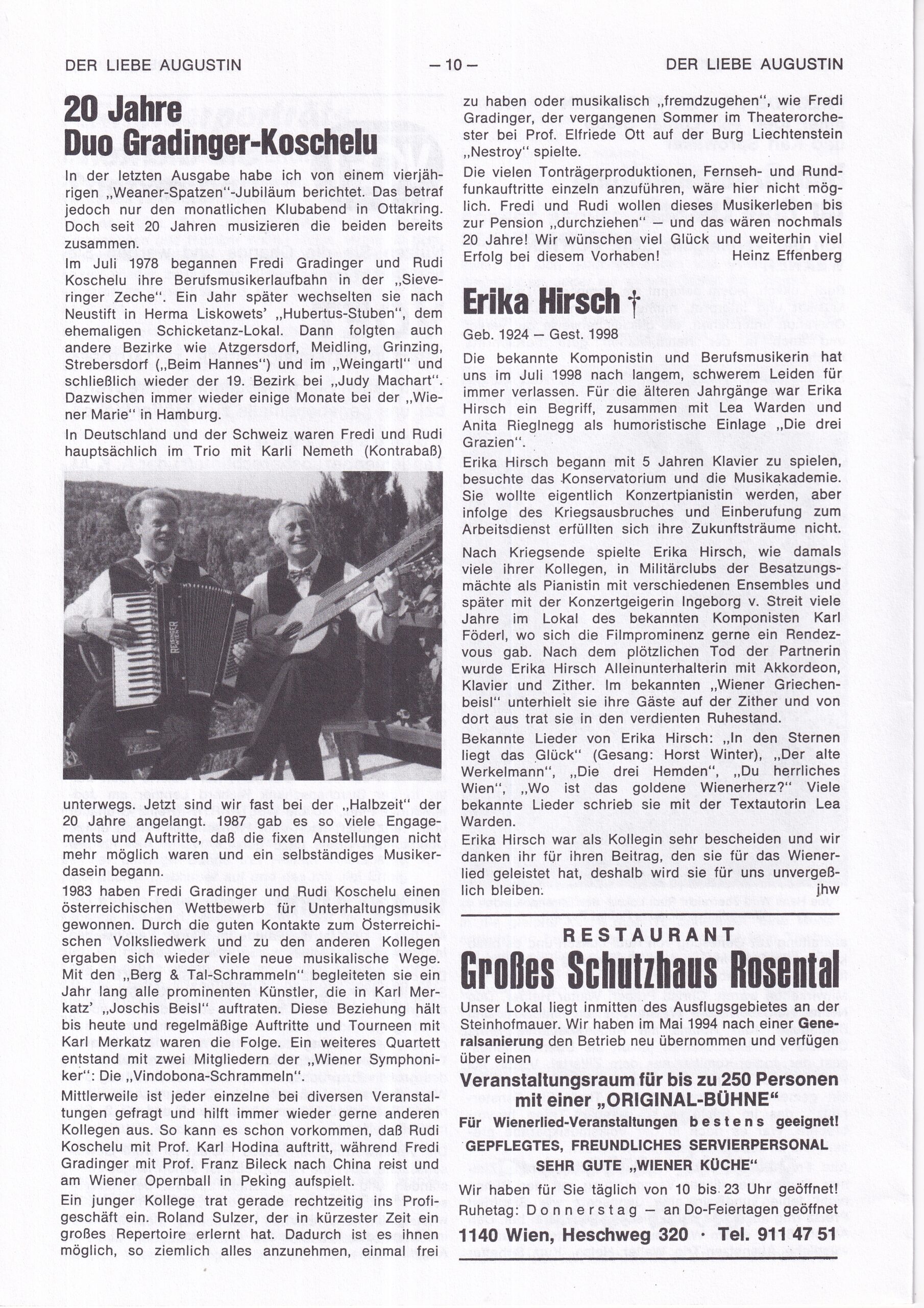Der liebe Augustin 1998, Heft 25, Seite 10