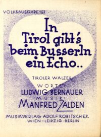 In Tirol gibt’s beim Busserln ein Echo …