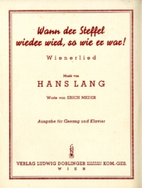 Wenn der Steffel wieder wird