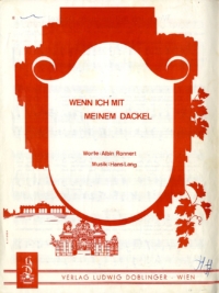Wenn ich mit meinem Dackel