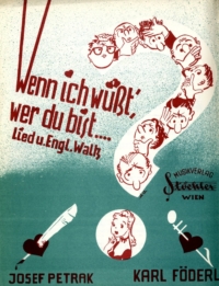 Wenn ich wüßt‘, wer du bist …-1