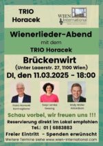 Wienerlieder-Abend 11.03.2025