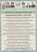 Konzerttermine März – April 2025