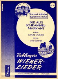 Der alte Schrammel Musikant