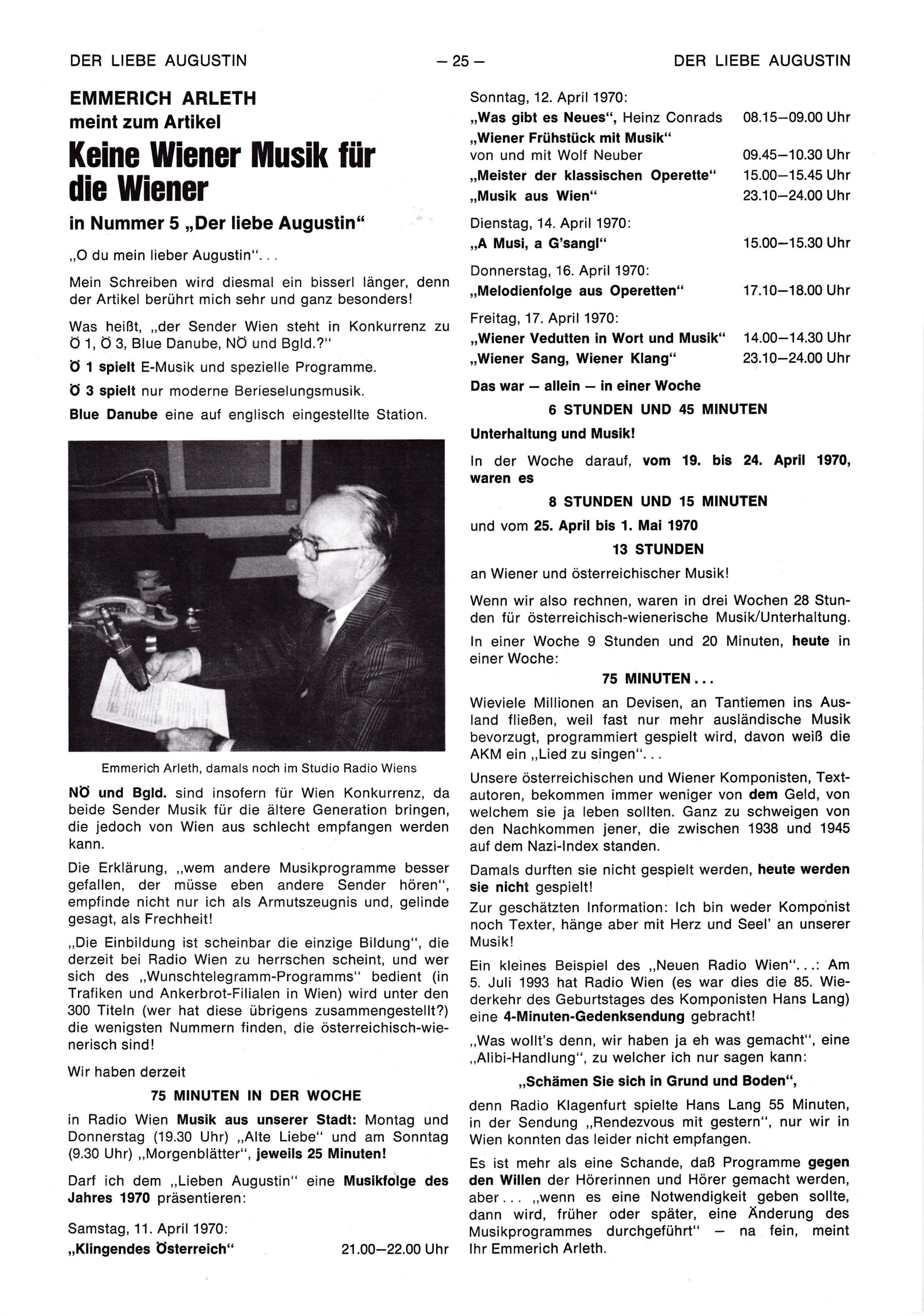 Der liebe Augustin 1994, Heft 6, Seite 25