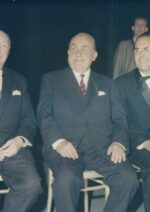 Hansl Schmid, Fritz Jellinek, Emmerich Arleth jun 1966 Raimundtheater – Ehrung