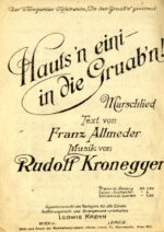 Hauts’n eini – in die Gruab’n!